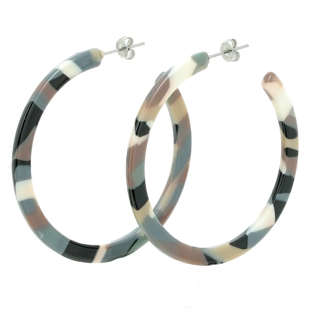 im-orecchini-a-cerchio-in-acetato-di-cellulosa-50-mm-tartaruga-blu-grigio-marrone-x2-1 Orecchini a cerchio in acetato di cellulosa 50 mm - Tartaruga Blu grigio - Marrone x2