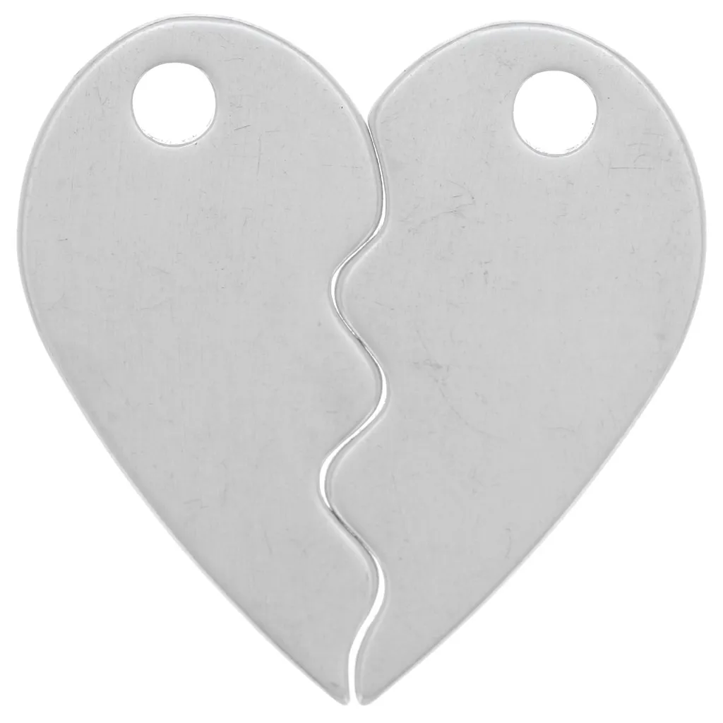 Pendente "Cuore da condividere" 20x19 mm - Argento 925 x1
