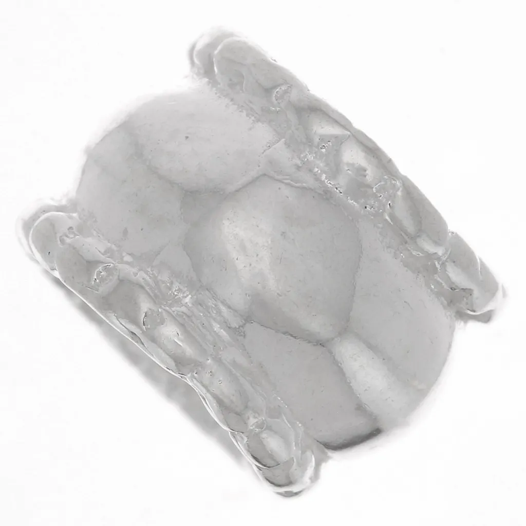 Perla lavorata 6x8 mm - Argento 925 x1