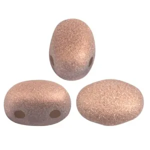 Perle in vetro Samos® di Puca® 7x5 mm Full Capri Gold Mat x10g