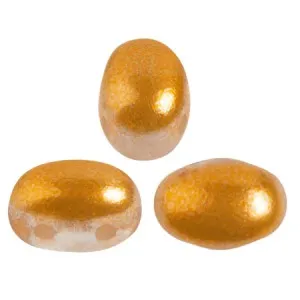 Perle in vetro Samos® di Puca® 7x5 mm Ice Slushy Orange x10g