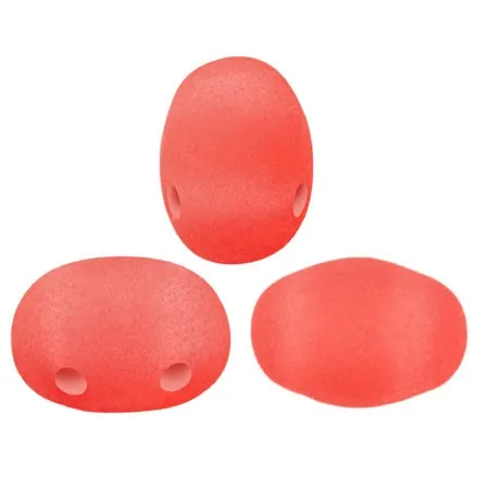 Perle in vetro Samos® di Puca® 7x5 mm - La Divine Translucent Brick Mat x10g