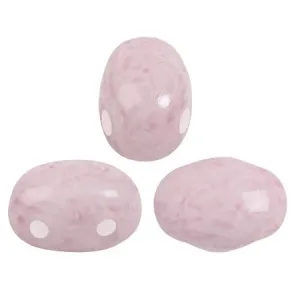 Perle in vetro Samos® di Puca® 7x5 mm Milky Light Amethyst x10g