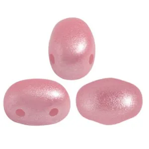 Perle in vetro Samos® di Puca® 7x5 mm Pink Pearl x10g