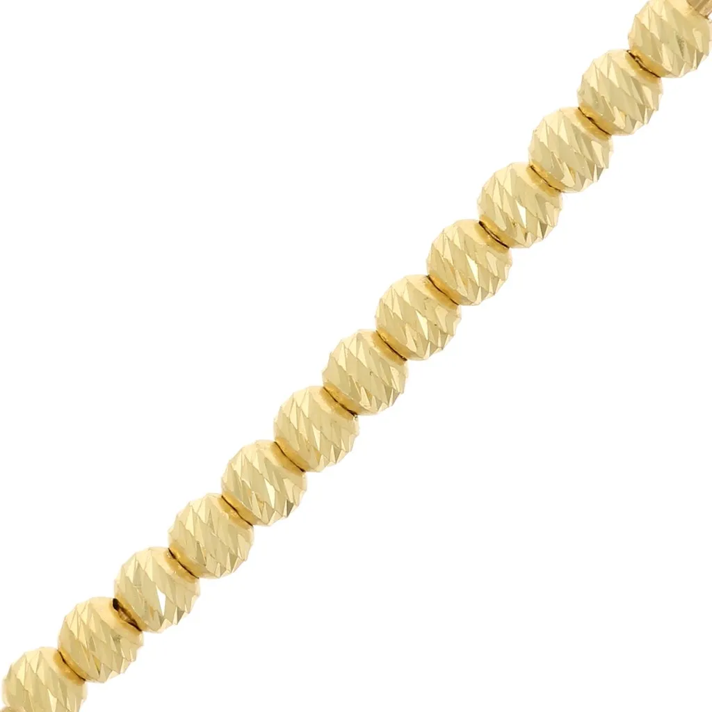 Perle rotonde striate con diamanti da 2 mm - Argento 925 Dorato x50