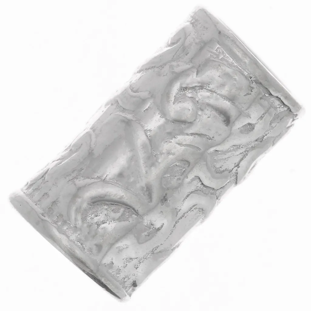 Perlina a tubo dritto 9x5 mm - Argento 925 x1