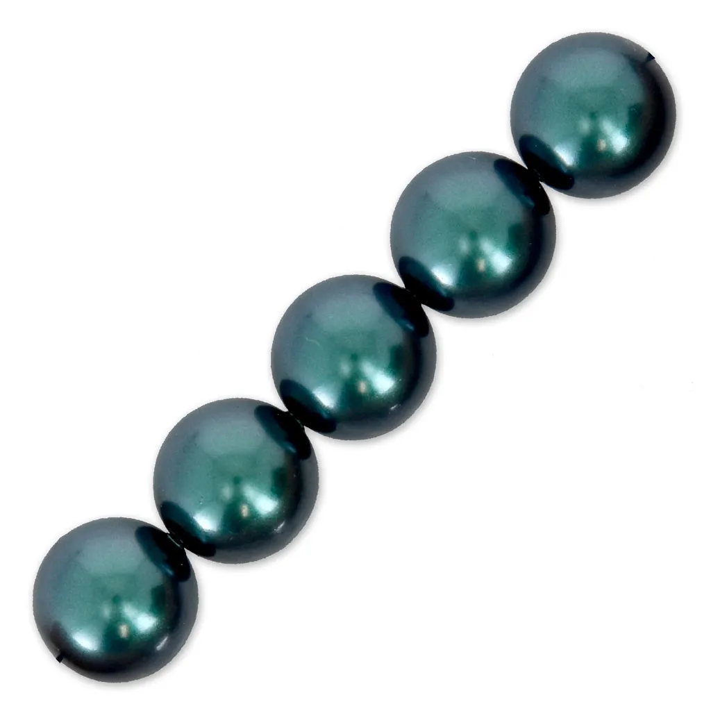 Perline PureCrystal 5810 mm. 12 Iridescent Tahitian Look Pearl x4