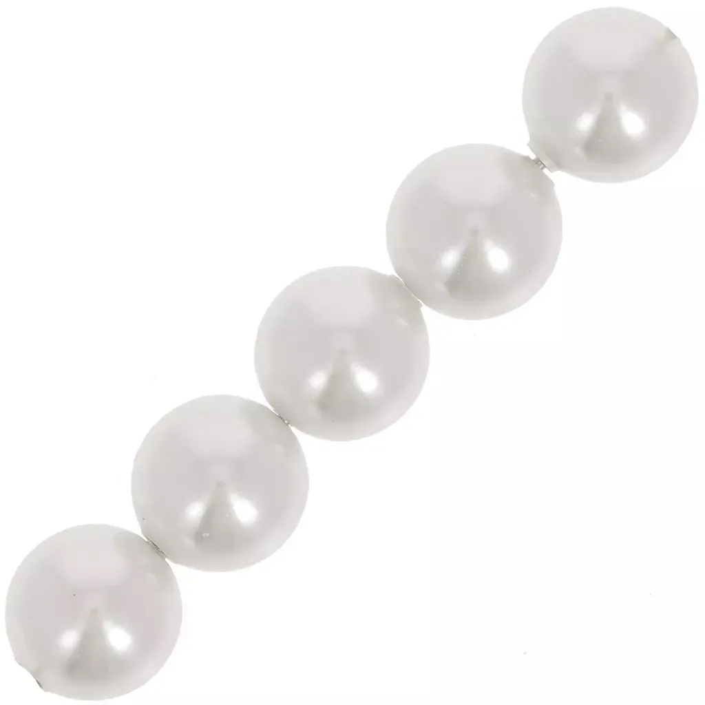 Perline PureCrystal 5810 mm. 6 White Pearl x500