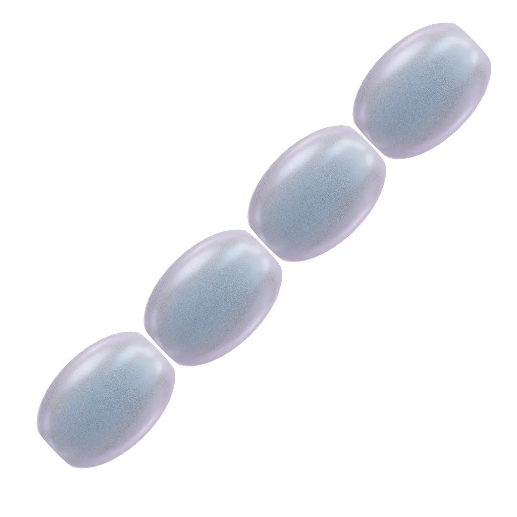 Perline PureCrystal Perle grani di riso - 5824 4mm Iridescint Dreamy Blue Pearl x20
