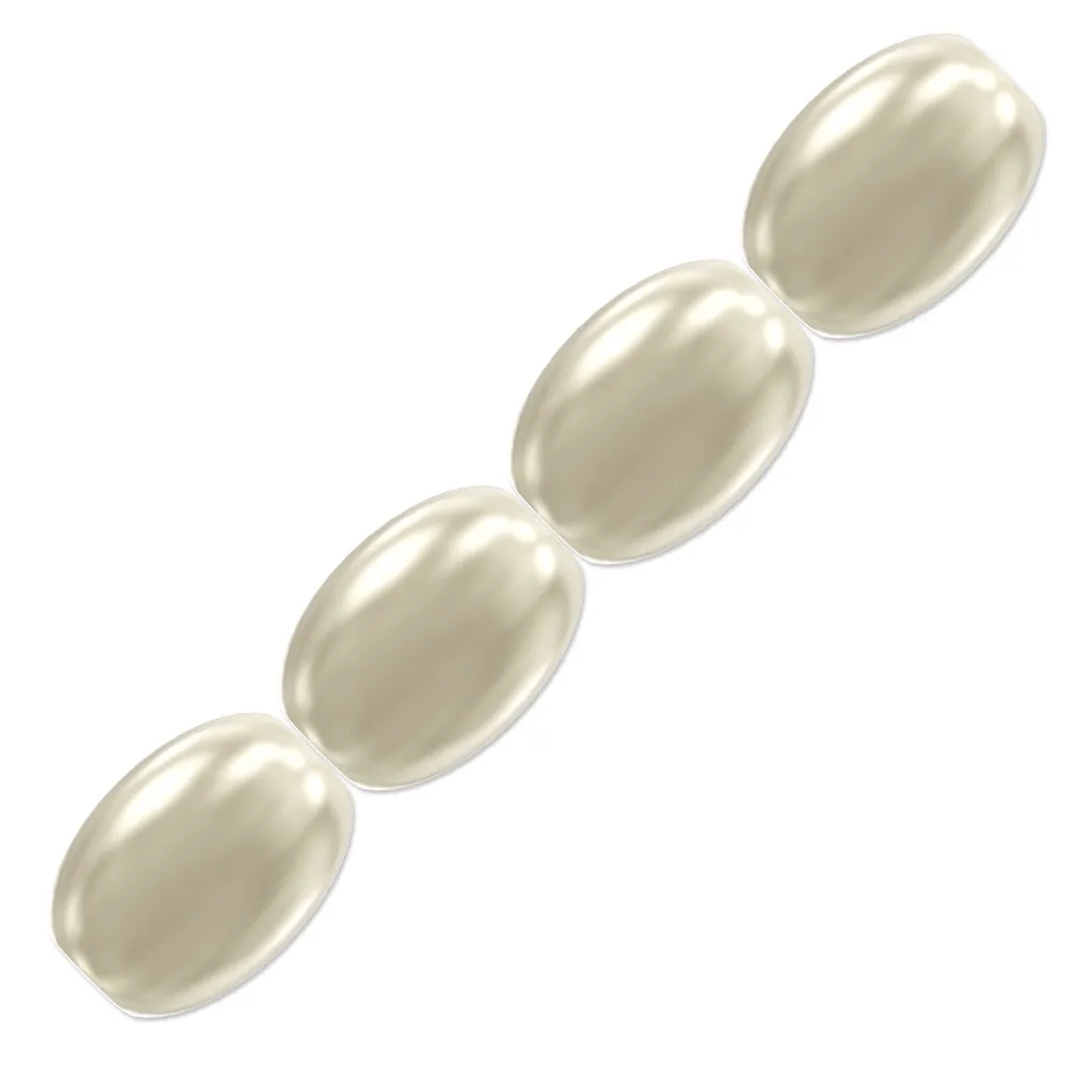 Perline PureCrystal  Perles Grain de riz - 5824 4 mm Cream Pearl x20