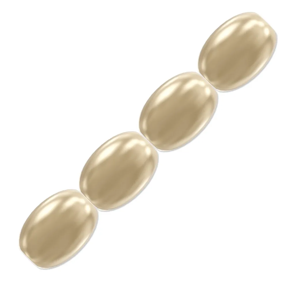 Perline PureCrystal Perles Grain de riz - 5824 4 mm Gold Pearl x20