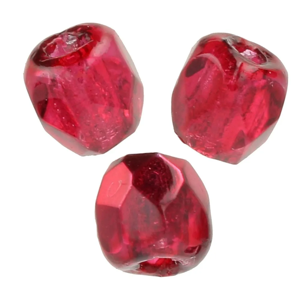 Sfaccettate 2mm (True 2) Crystal Pomegranate Metallic Ice x50