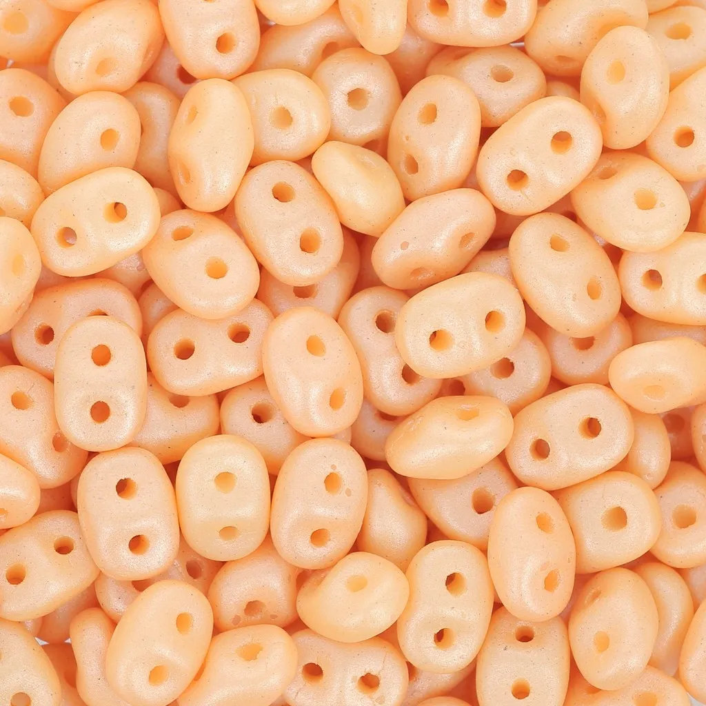 SuperDuo mm. 2.5x5 Powdery Pastel Orange x10g