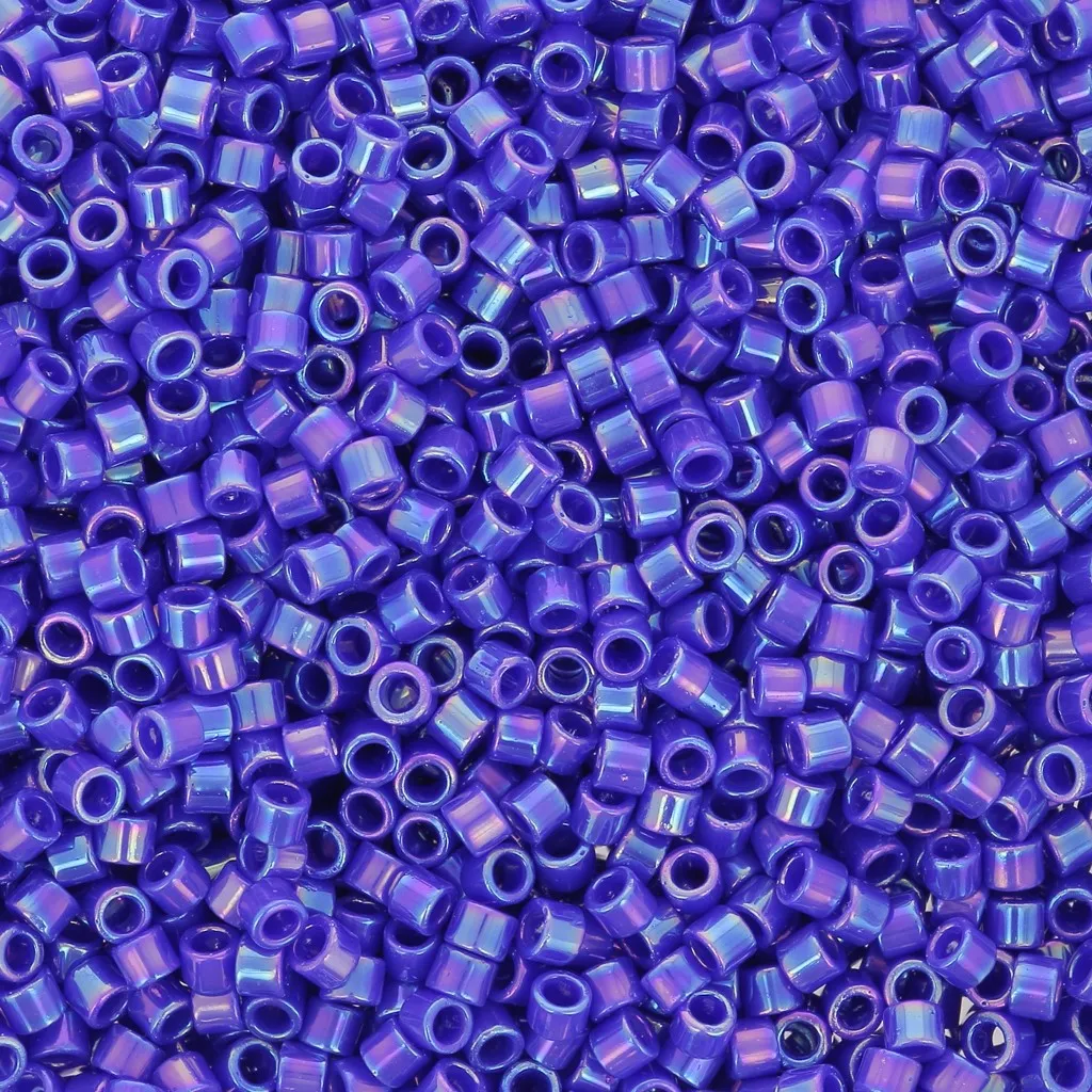 Toho Aiko 11/0 1.6 mm TA01408 - Opaque Navy Blue Rainbow x4g