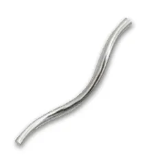 Tubi attorcigliati Argento 925 mm. 18x1 x10