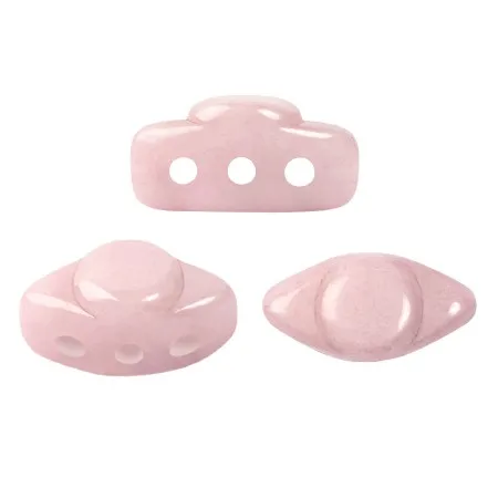 Volos® di Puca® 4x8 mm - Opaque Light Rose Ceramic Look x10g