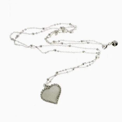Kiara Donna Collana Cuore Satinata KCLD3917B