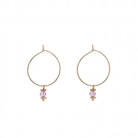 Orecchini Donna Alisia Anita Pendant Argento 925 Gold Ametista AL3059