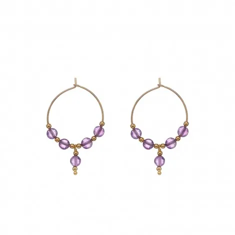 Orecchini Donna Alisia Connie Argento 925 Gold Ametista AL2930