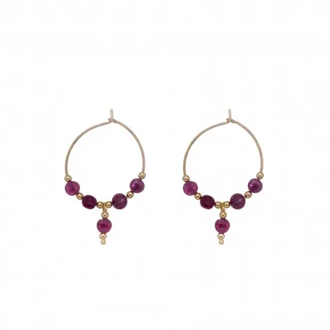 Orecchini Donna Alisia Connie Argento 925 Gold Rubino AL2930