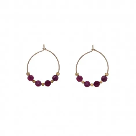 Orecchini Donna Alisia Venus Argento 925 Gold Rubino AL1583