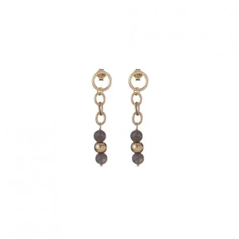 Orecchini Donna Alisia Whitney Long Argento 925 Gold Labradorite  AL2880