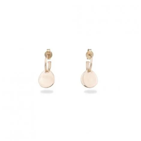 Orecchini Donna Cerchietto e Goccia Oro Rosa 9kt GORGOC