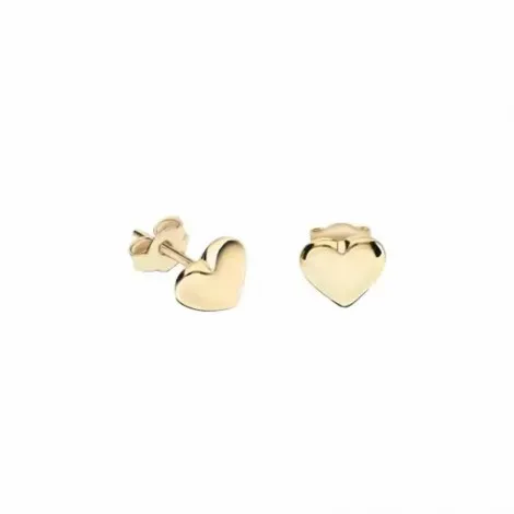 Orecchini Cuore Mini Oro Giallo 9k