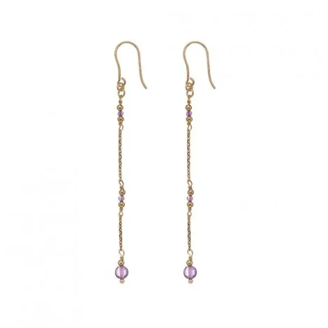 Orecchini Pendenti Donna Alisia Jupiter Long Argento 925 Gold Ametista AL1581