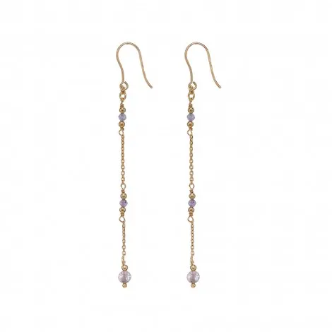 Orecchini Pendenti Donna Alisia Jupiter Long Argento 925 Gold Tanzanite  AL1581