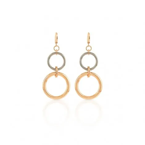 Orecchini Pendenti Unoaerre Bronzo Bicolor EXO416/1