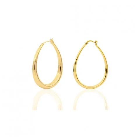 Orecchini Unoaerre Bronzo Giallo Ovali EXO42399