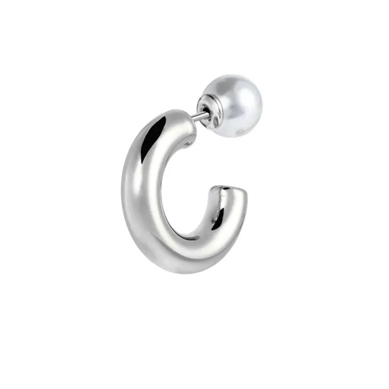 Mono orecchino Marlù cerchietto 1,9cm con perla