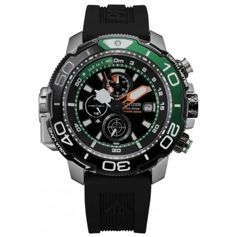 Orologio Cronografo Driver's Uomo Citizen Promaster Aqualand Nero Verde BJ2168-01E