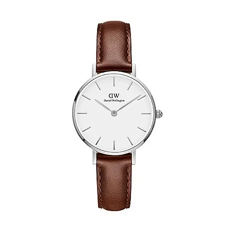 Orologio Daniel Wellington Pelle Nero Marrone Bianco DW00100243