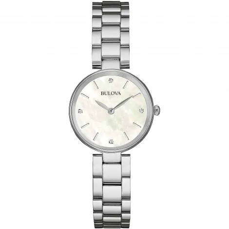 Orologio Donna Bulova Madreperla Collezione Diamonds 36 mm 96S159