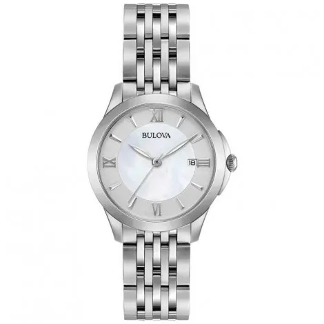 Orologio Donna Bulova Solo Tempo Classic Lady Silver 96M151