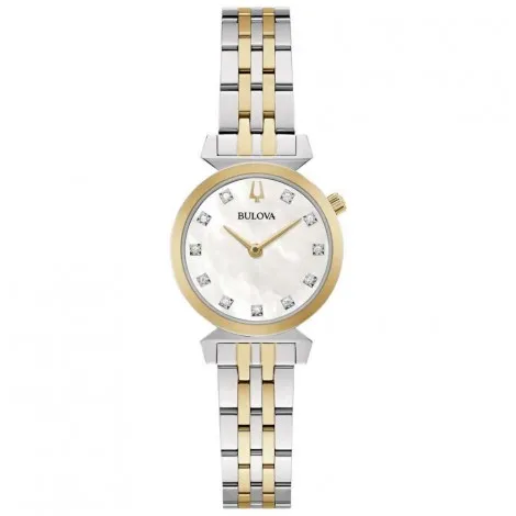 Orologio Donna Bulova Solo Tempo Regatta Lady Bicolore Oro e Acciaio 98P202