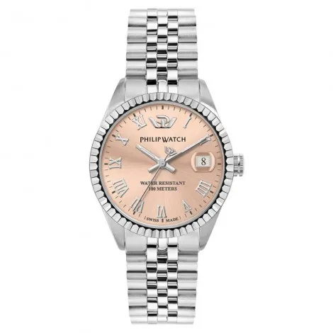 Orologio Donna Philip Watch Caribe 35mm Acciaio Rosa Vintage R8253597578