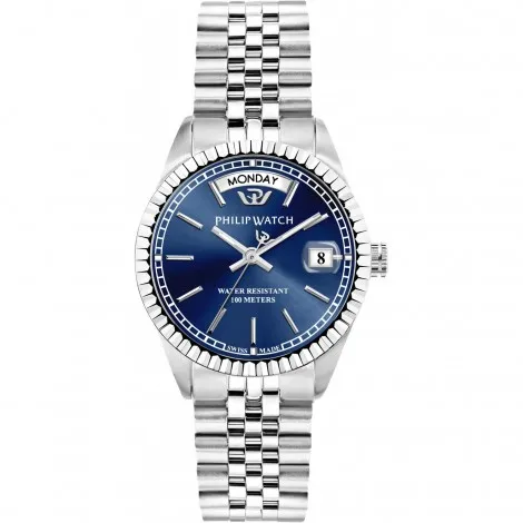 Orologio Donna Philip Watch Caribe Silver Blu R8253597542