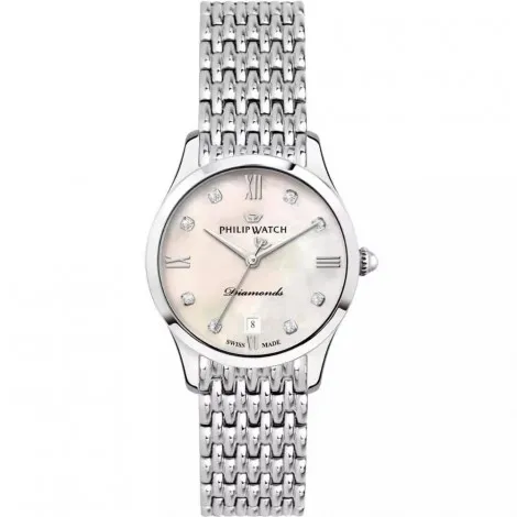 Orologio Donna Philip Watch Grace Madreperla con Diamanti R8253208507