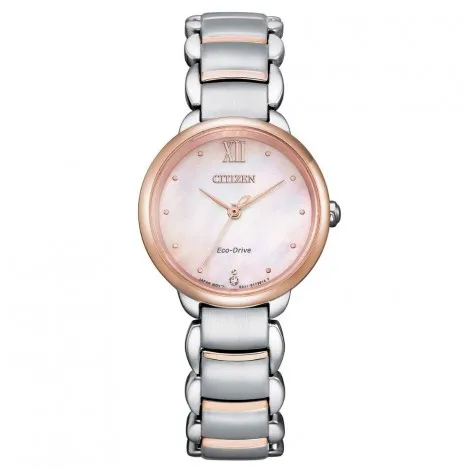 Orologio Solo Tempo Donna Citizen Lady Acciaio Madreperla Rosa EM0924-85Y