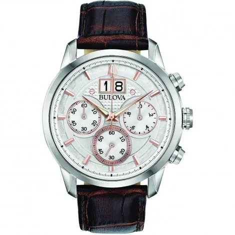 Orologio Bulova Sutton 96B309 Marrone