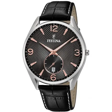 Orologio Uomo Solo Tempo Festina Retro F6857/9