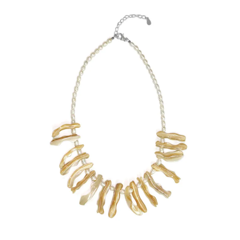 Collana in argento con Madreperla (TPC)