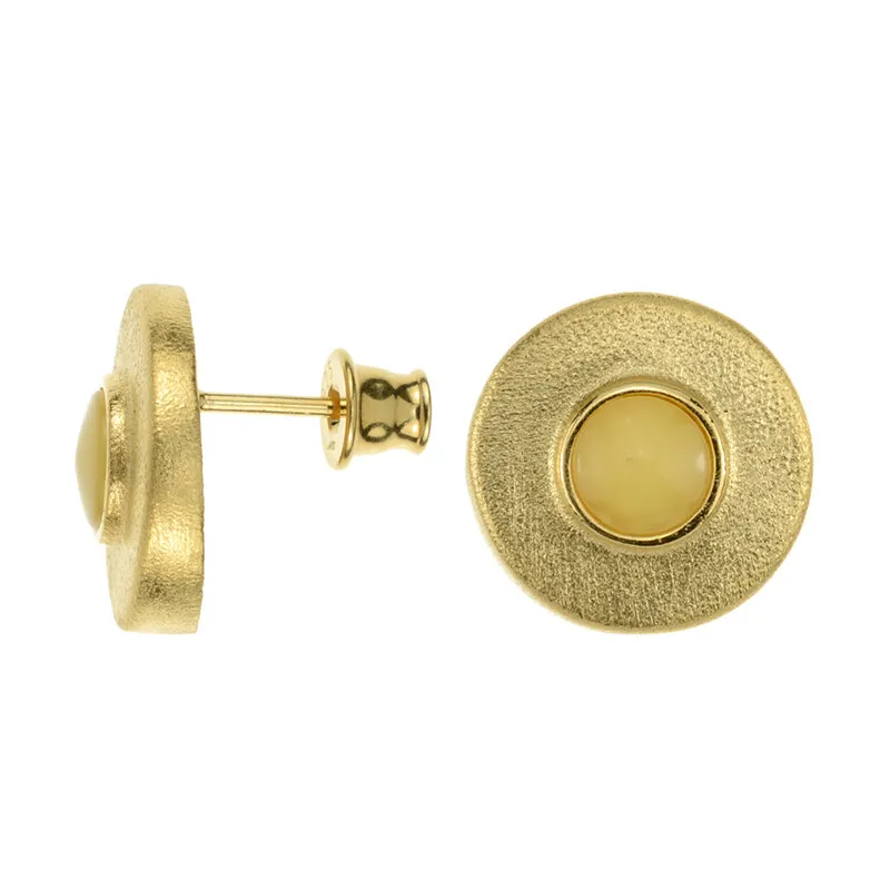 Orecchini in argento con Ambra Baltica