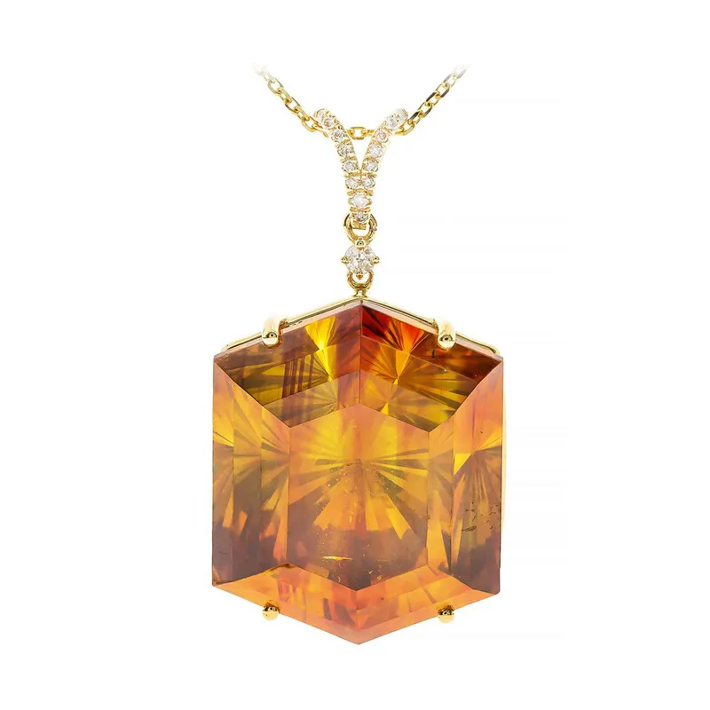 Collana in oro con Sfalerite (CIRARI)