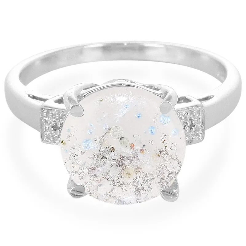 Anello in argento con Quarzo Medusa