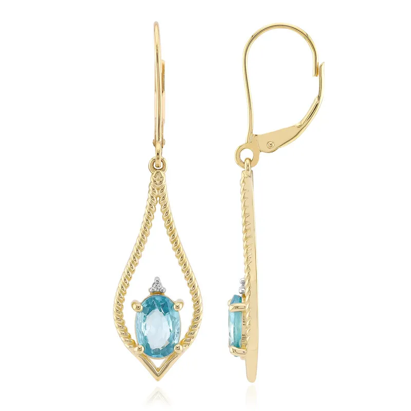 Orecchini in oro con Zircone Ratanakiri