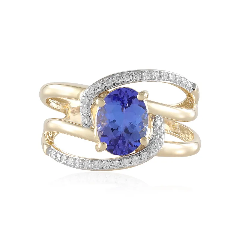 Anello in oro con Tanzanite (SUHANA)